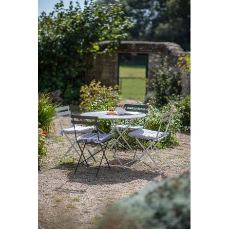 Garden Trading Rive Droite Patio Bistro Table Chalk White Outdoor Indoor (1/2)