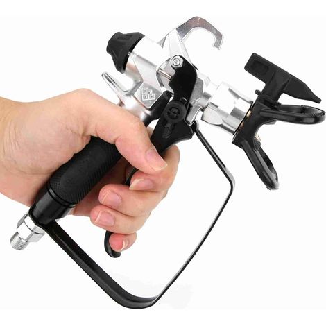 Pistolet à Peinture sans Air Haute Pression 3600 PSI avec Pulvérisateur 517, Entrée 1/4-18NPSM pour Grandes Surfaces Métalliques, Navires, Bâtiments et Ponts (1/4)
