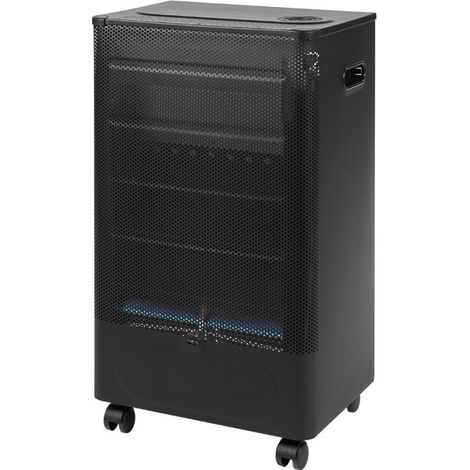 Favex – Chauffage d'appoint à gaz infrableu 4200W – 3 puissances – Pour espaces intérieurs jusqu'à 40 m² – Sécurité ODS – Monté sur roulettes