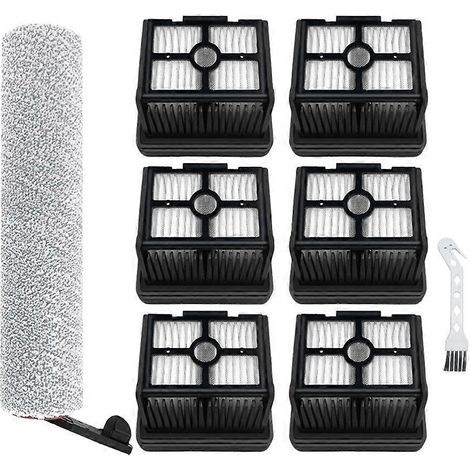 Filtre pour aspirateur brosse pour aspirateur Filtre de brosse pour aspirateur filtre de H12 Dual Aspirateur Soft Roller Brosse HEPA Filtre Accessoire de remplacement Spare Pa (1/5)