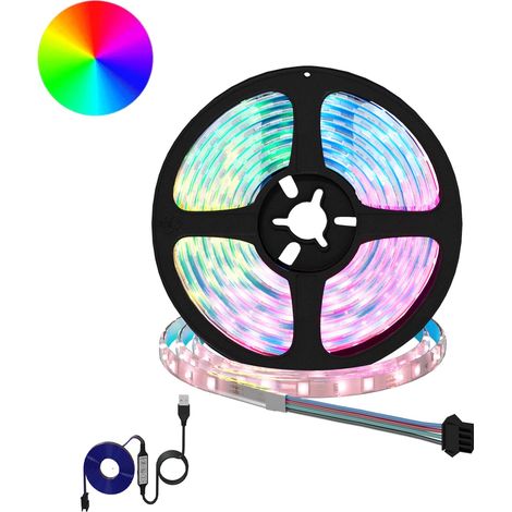 LED Streifen 2 pcs Schwarz und Transparent 2300 mm