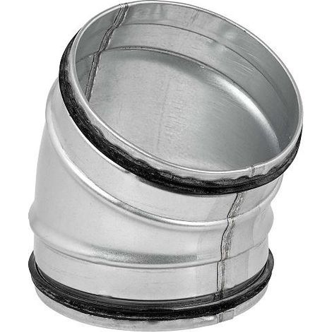 Coude 30° mâle/mâle acier galvanisé à joints, classe C, D 200 mm S&P (UNELVENT) 867752