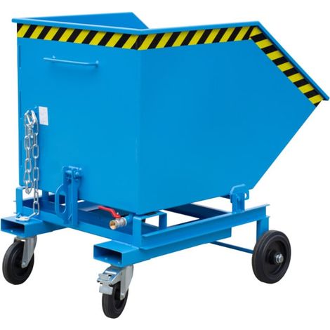 Bauer Südlohn Caisson à copeaux SKW-ET 600, peint, bleu clair (1/2)