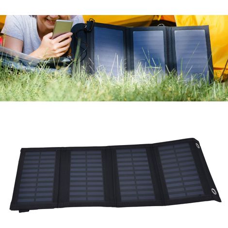 20W 5V Solarpanel, Vierfach-Solarladepaket, tragbares monokristallines Silizium für den Außeneinsatz (1/5)