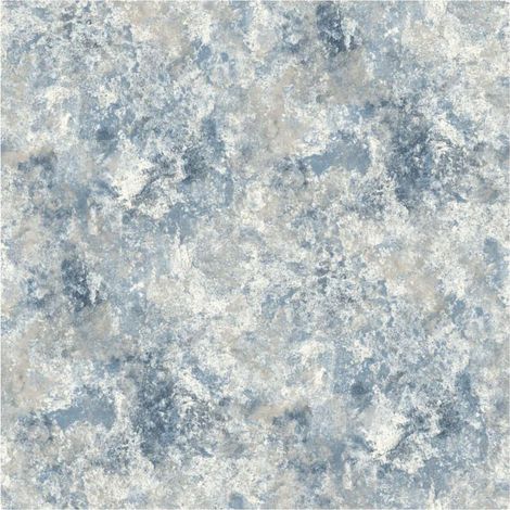 Muriva Perico Stone Blue Industrial Plaster Paste The Paper Wallpaper