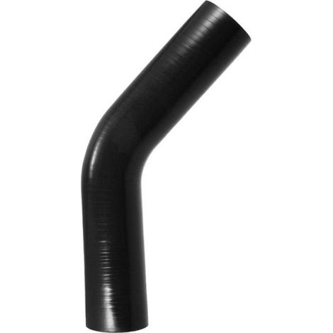 Coude Silicone 45 Degrés - 1 Pièce - Noir - Diamètre 45mm - Refroidissement Moteur - Universel BLU-RAY FILM (1/5)