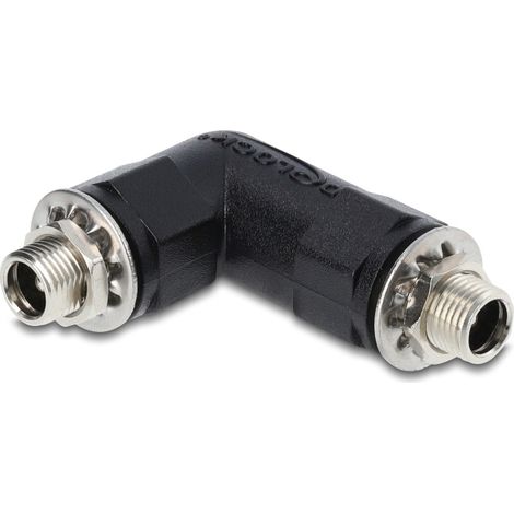Adapter delock 90944 gewinkelt mit Gewinde Buchse zu Buchse (1/3)