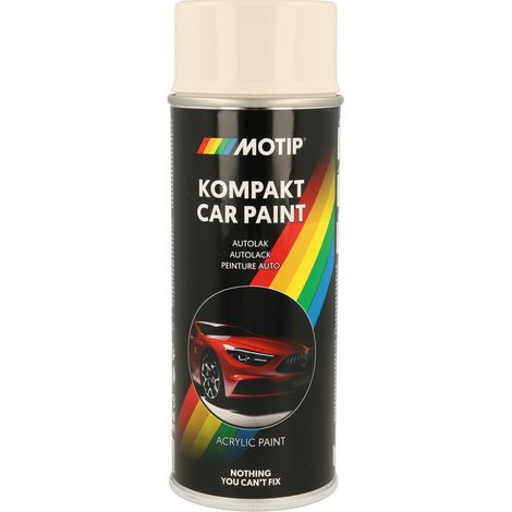 PEINTURE ACRYLIQUE KOMPAKT 45860 BLANC GRIS BRILLANT 400ML MOTIP
