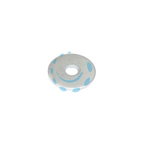 RONDELLA GREMBIALINA TRANCIATA QUATTRO VOLTE IL FORO IN BLISTER - 6x24 in blister pz.15 (B)