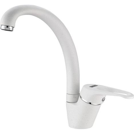 Trade Shop - MISCELATORE LAVELLO CANNA BASSA FRAGRANITE BIANCO 88591 LAVANDINO RUBINETTERIA -