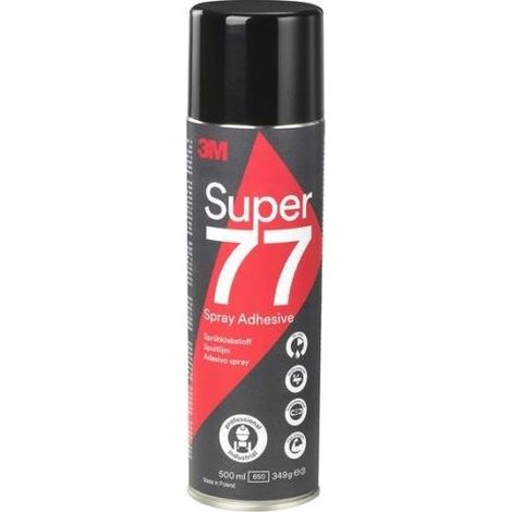 adhesivo en spray 3m s77 500ml doble uso permanente/temporal (1/5)