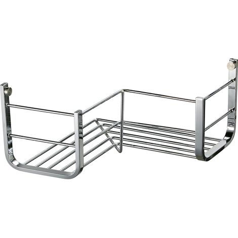 Jabonera rinconera honda de rejilla para atornillar, acabado cromo - MANILLONS TORRENT (1/2)