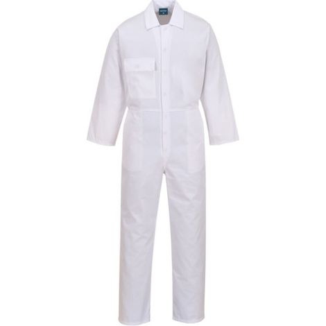 Buzo de trabajo modelo estándar, con bolsillo de pecho 2802 M Blanco (1/2)