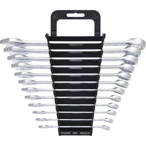 KS Tools Ringmaulschlüssel-Satz, abgewinkelt, 12-tlg 8-19 mm