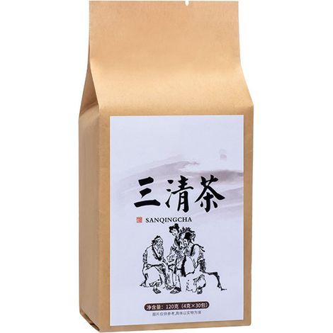 30 sachets de thé Sanqing emballage individuel 120g 18 mois durée conservation thé en sachet pour usage quotidien amis (1/5)