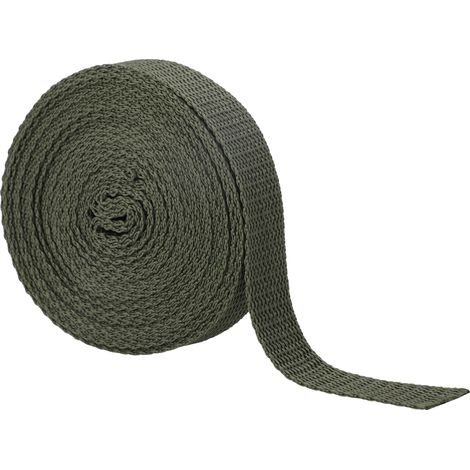 Attache Arbre et Jardin - Sangle de fixation Large 2cm x 10m Nylon - Lot 1 (Transparent, Sans abrasion, Sécurisé plantes) (1/5)