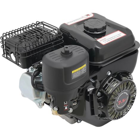 Motore a benzina, 7,5 CV, monocilindrico, portatile, nero (1/2)