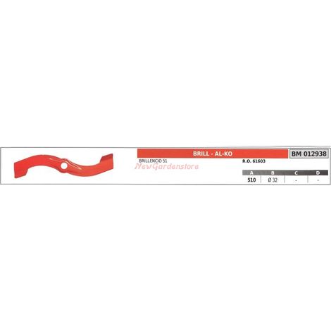 Lame pour tondeuse à gazon brillencio 51 BRILL 012938