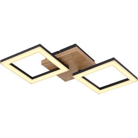 Globo - plafón - Kerry - negro - metal - LED - 67280-18 (1/4)