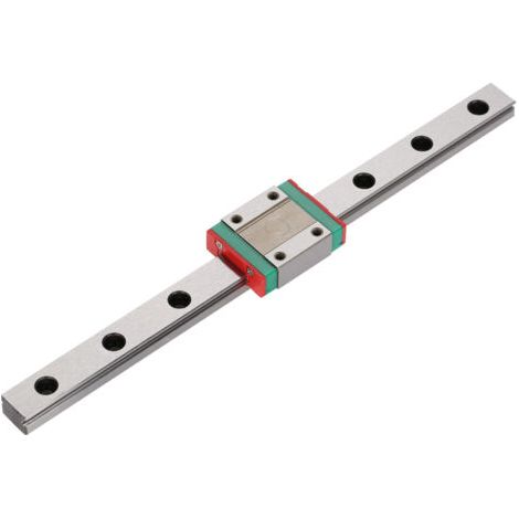 QORVA-Guide de Rail linéaire Miniature LML12B, bloc coulissant de largeur 12mm (200mm), 1 pièce (1/5)