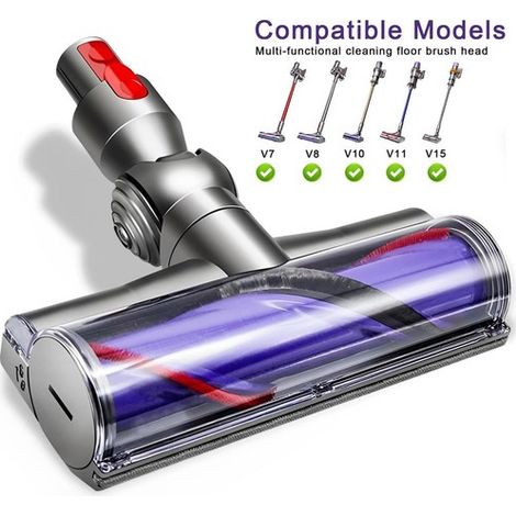 Brosse turbo motorisée compatible aspirateurs Dyson – Sols durs et tapis (1/5)