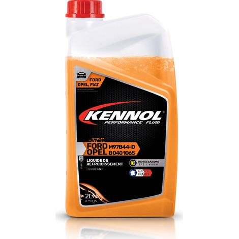 KENNOL Liquide de refroidissement -37°C (Ford, Opel, Fiat), bidon 2 litres