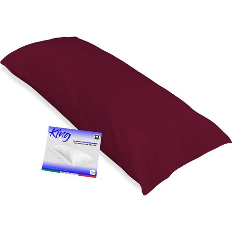 FEDERA KING matrimoniale MISURA cm. 55 X 180 Bordeaux