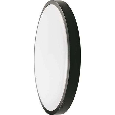 Lampes dômes rondes à LED - Noir - 295mm - IP44 - 24W - 2400 Lumens - 4000K (1/5)