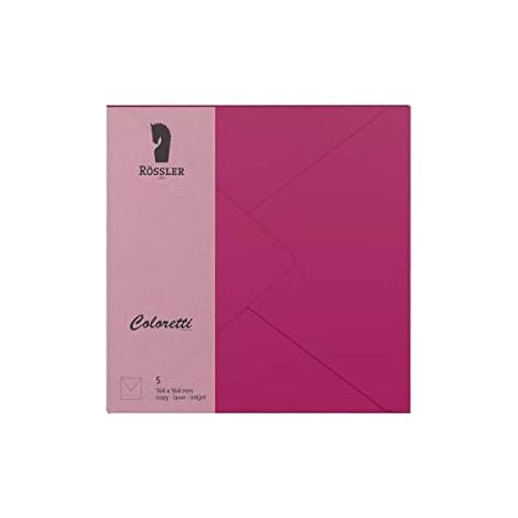 Grande enveloppe carrée coloretti 5 pcs. magenta (1/3)