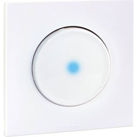 SQUARE VV + voyant + plaque + griffes BLC EUR'OHM 91101401