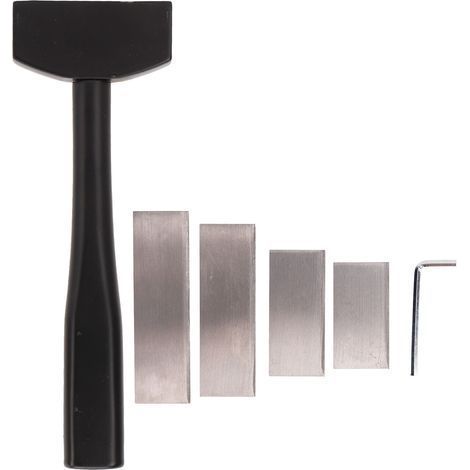 DIY-Lederschneider aus Hochgeschwindigkeitsstahl, Lederbearbeitungswerkzeug zum Schneiden und Schnitzen, Set mit 4 Klingen (1/5)
