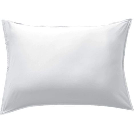 Taie d'oreiller en bambou 50x70 cm blanc - BAMBOU