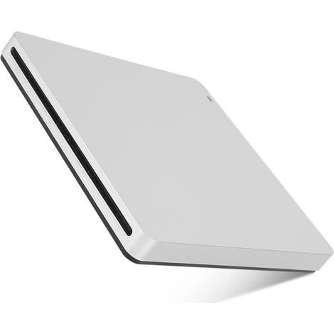 Lecteur DVD externe avec graveur DVD à chargement par fente, transfert de données haute vitesse pour un accès multimédia fluide, transfert de données USB 3.0. (1/4)