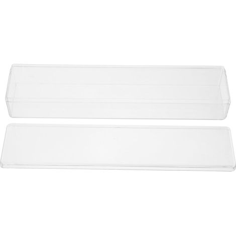 Boîte à Bijoux en Acrylique Rectangulaire pour Colliers Grosse Capacité, Design Étanche, pour Organiser et Exposer Vos Bijoux la Maison (1/5)