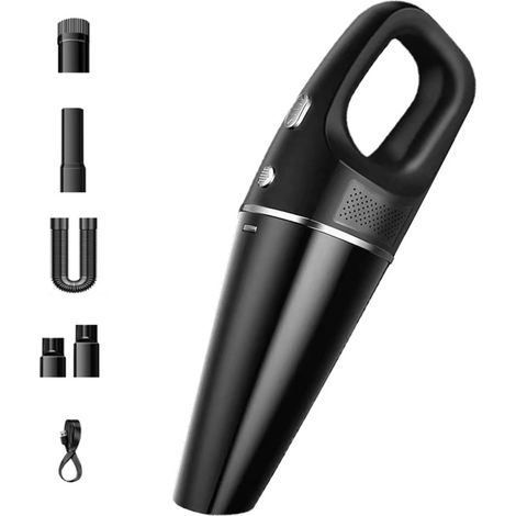 Mini aspirapolvere per auto, senza fili, 20000 Pa, potente aspirazione, ricaricabile, aspirapolvere/rimuovi polvere portatile