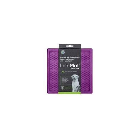 Leak-proof mat - LICKIMAT - Soother - Flexible plastic - 2 sizes - For dogs (1/2)