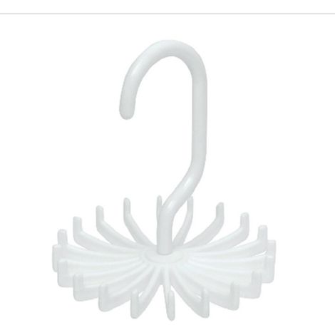 Porte-cravates rotatif 360°, organisateur de cravates 20 crochets gain de place (1/3)
