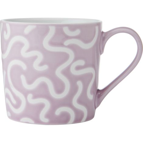 Mikasa texturierter lila swirl Becher, 360ml