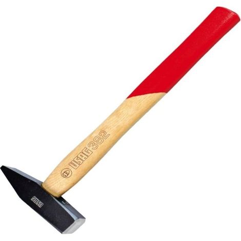USAG 382 MARTELLO TEDESCO PER MECCANICI A TESTA QUADRA PIANA E PENNA SIMMETRICA 300 grammi (1/2)