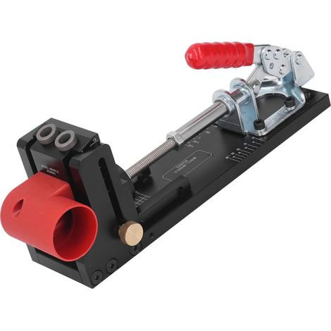 Kit de gabarit à trous de poche en aluminium pour assemblage bois, outil de menuiserie DIY pour projets de bricolage (1/5)