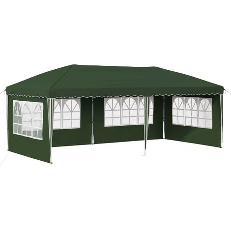 Maison Exclusive - Pop-up Partyzelt 575 x 289 x 245 cm Grün (1/5)