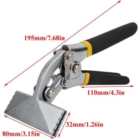 NALOOKAMIC Outils de Tôlerie Pinces à Cintrer Les Tôles Pince à Sertir Manuelle à Tôle Poignée Antidérapante Pince à Sertir