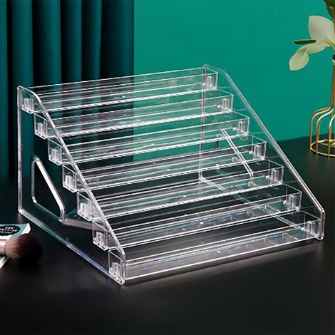 Coffret de Rangement Transparent pour Rouges à Lèvres, Boîte de Rangement Maquillage en Plastique pour Parfums et Vernis à Ongles (1/5)