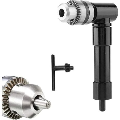 Adaptateur De Perceuse D'Angle Professionnel, Changement Rapide Adaptateur Pour MéChage Tight Espace De Travail D'Angle, Attachement De Perceuse à Angle Droit Pour De Perceuses éLectriques Portatives