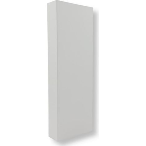TrAdE Shop Traesio - Applique Da Esterno Rettangolare A Doppia Emissione Di Luce 8w Tecnologia Cct Ip65 2750-3c - Bianco (1/5)