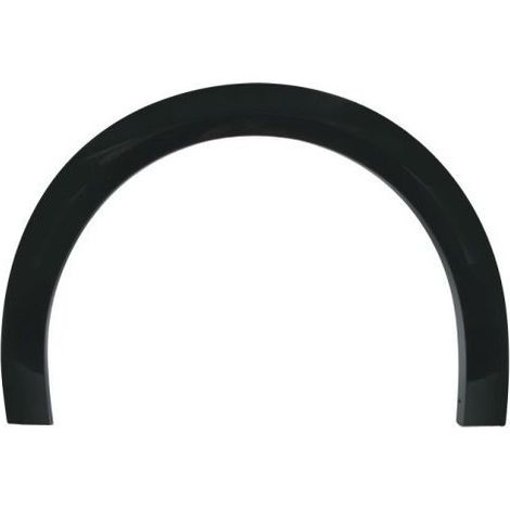 Extension d'aile avant gauche noire Peugeot 208 depuis 2019