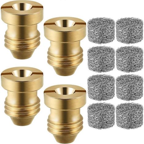 4 buses à orifice de 1,1 mm pour canon à mousse et 8 embouts pour machine à mousse, buse à filetage de rechange haute pression 3000 PSI (1/5)
