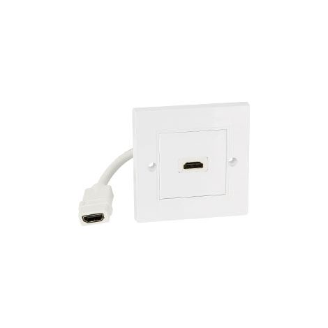 Logilink HDMI Adapter, wall socket, 1-port, white (AH0014)