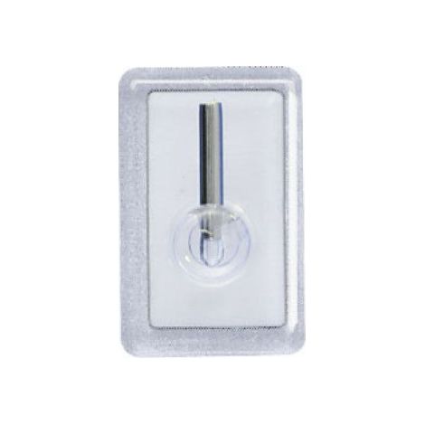 Wenko Gardinenhaken Kunststoff, transparent, 4er-Set Handtuchhaken