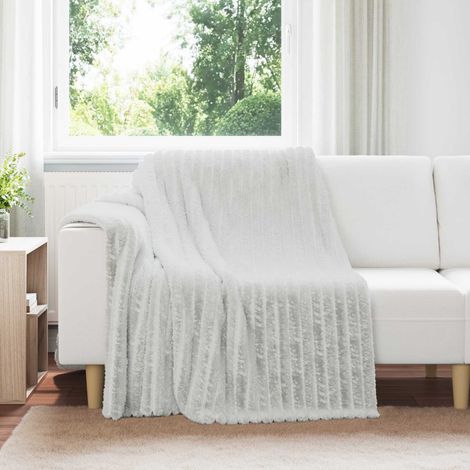 Wohndecken 6 pcs Grau 200 x 150 cm Fleece
